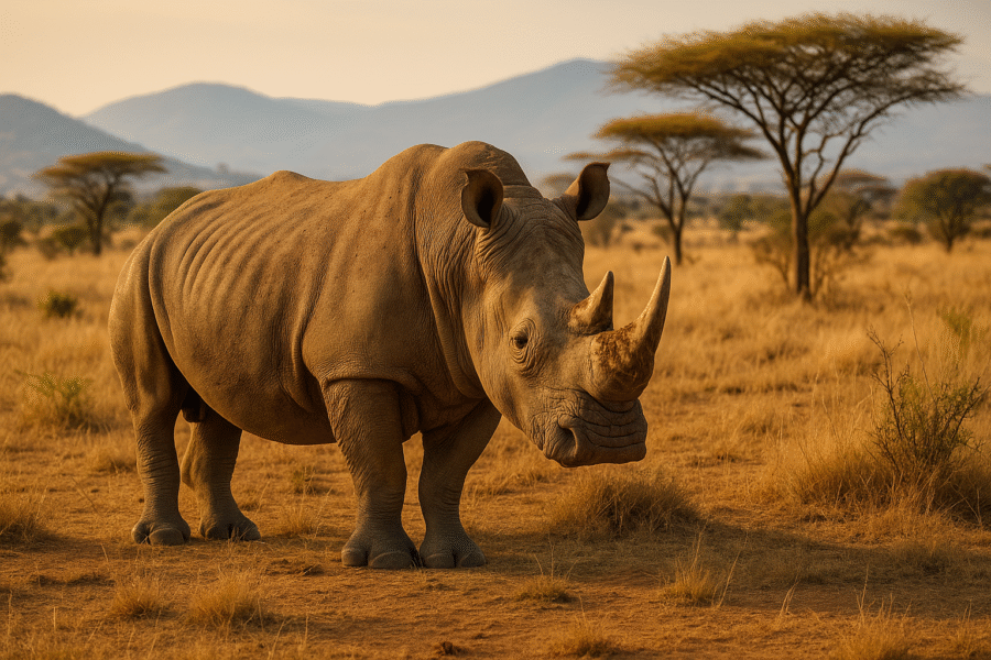 Conservation en Afrique : le rhinocéros blanc progresse, le noir lutte pour survivre