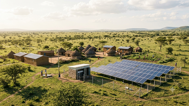 Le boom des mini-réseaux solaires dans les zones rurales